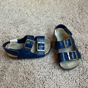 Size 4 baby boy navy blue sandals